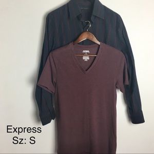 2 Express Shirts - Maroon Theme